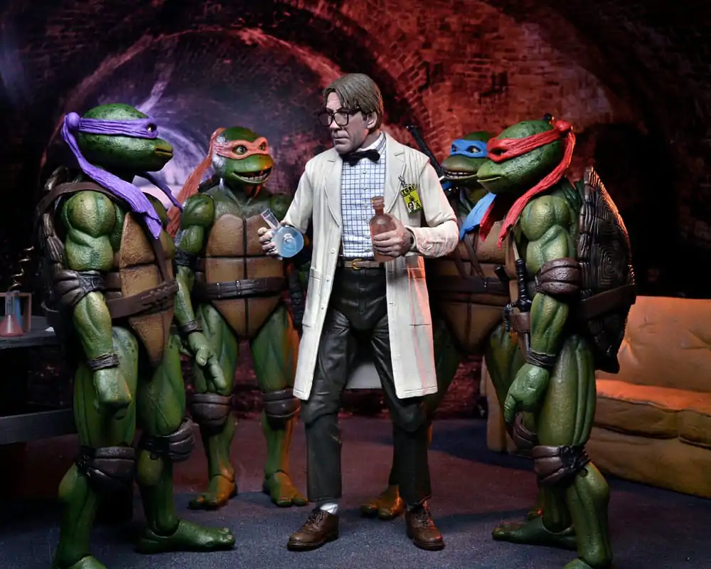 TMNT II: The Secret of the Ooze Akcijska figura 2-Pack Lab Coat Professor Perry and Hazmat Suit Professor Perry 18 cm fotografija izdelka