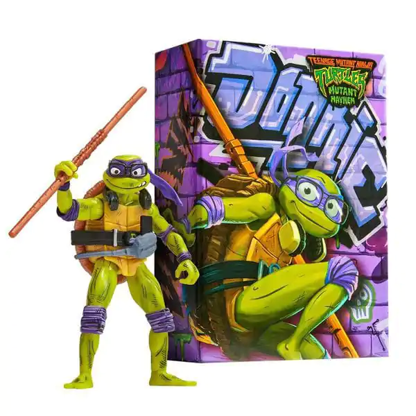 Teenage Mutant Ninja Turtles: Mutant Mayhem akcijska figura Comic Con Donatello 18 cm fotografija izdelka