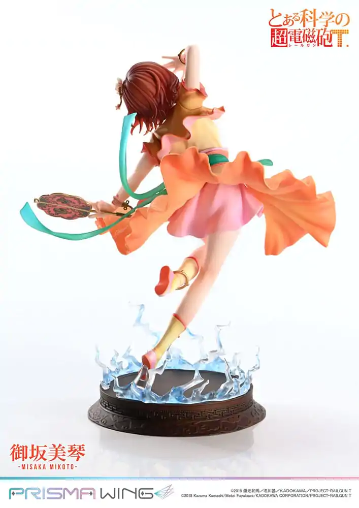 To Aru Kagaku no Railgun Prisma Wing PVC Kip 1/7 Misaka Mikoto 22 cm fotografija izdelka