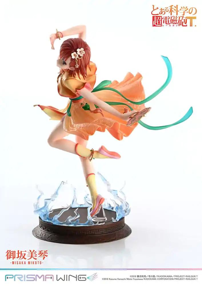 To Aru Kagaku no Railgun Prisma Wing PVC Kip 1/7 Misaka Mikoto 22 cm fotografija izdelka