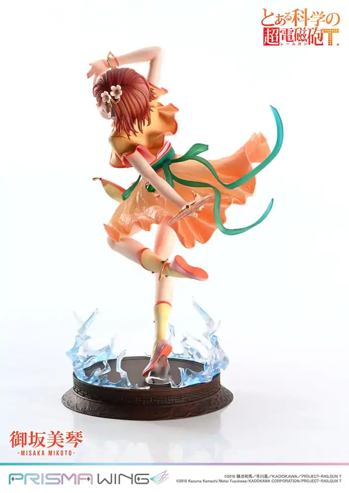 To Aru Kagaku no Railgun Prisma Wing PVC Kip 1/7 Misaka Mikoto 22 cm fotografija izdelka