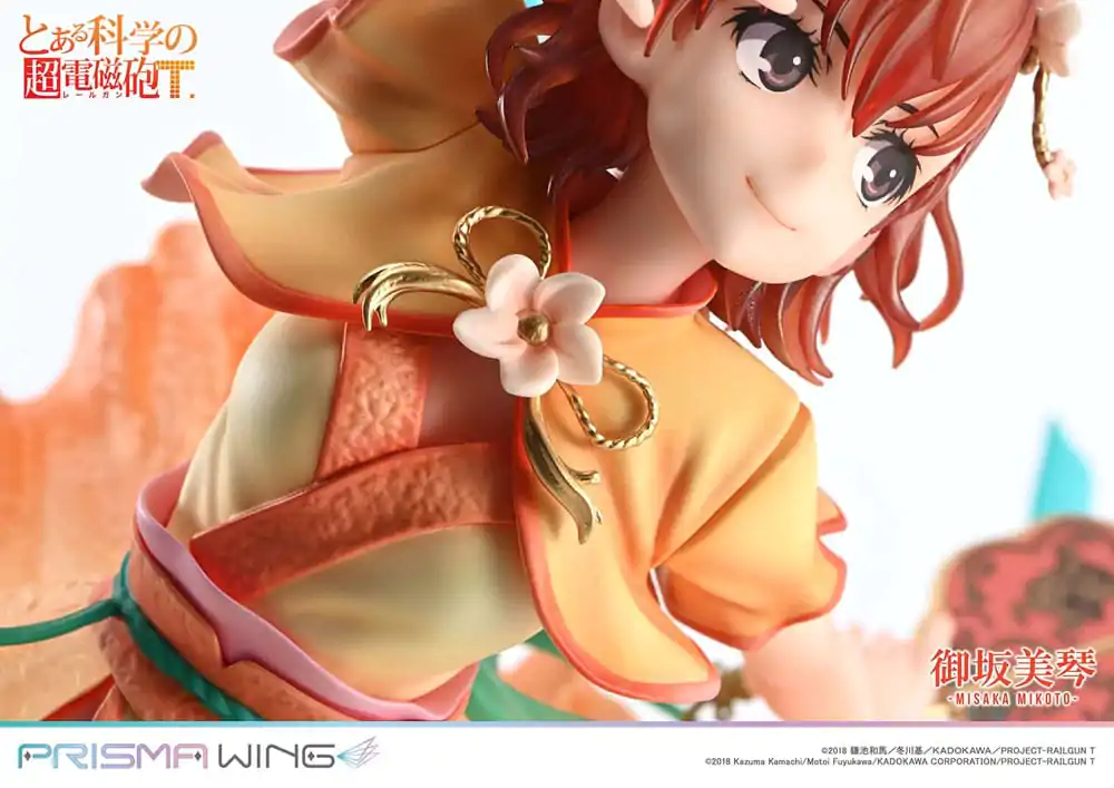 To Aru Kagaku no Railgun Prisma Wing PVC Kip 1/7 Misaka Mikoto 22 cm fotografija izdelka