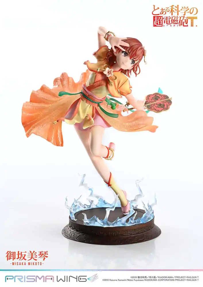 To Aru Kagaku no Railgun Prisma Wing PVC Kip 1/7 Misaka Mikoto 22 cm fotografija izdelka