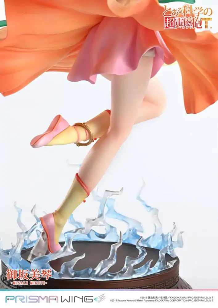 To Aru Kagaku no Railgun Prisma Wing PVC Kip 1/7 Misaka Mikoto 22 cm fotografija izdelka