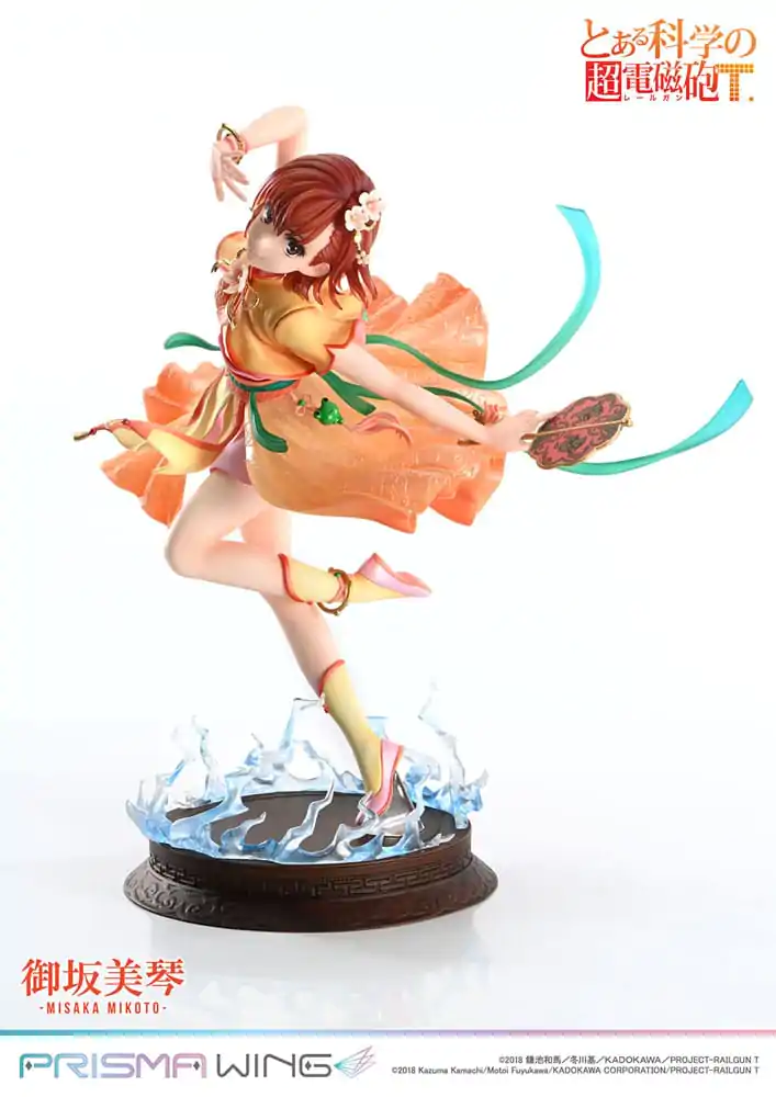 To Aru Kagaku no Railgun Prisma Wing PVC Kip 1/7 Misaka Mikoto 22 cm fotografija izdelka