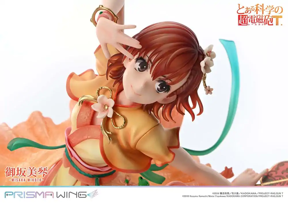 To Aru Kagaku no Railgun Prisma Wing PVC Kip 1/7 Misaka Mikoto 22 cm fotografija izdelka