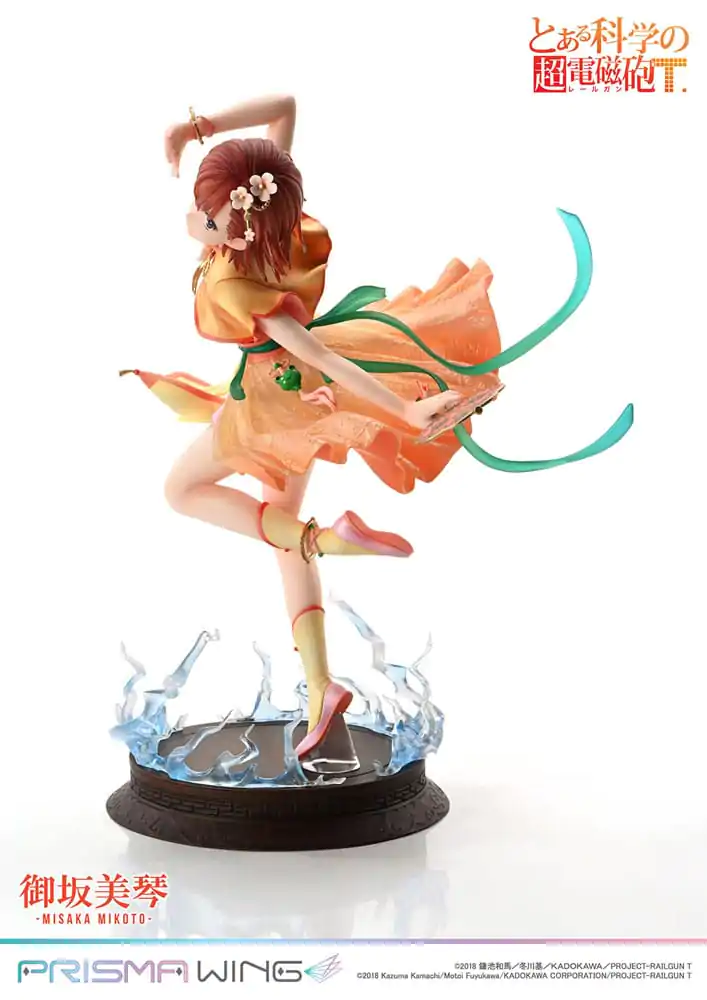 To Aru Kagaku no Railgun Prisma Wing PVC Kip 1/7 Misaka Mikoto 22 cm fotografija izdelka