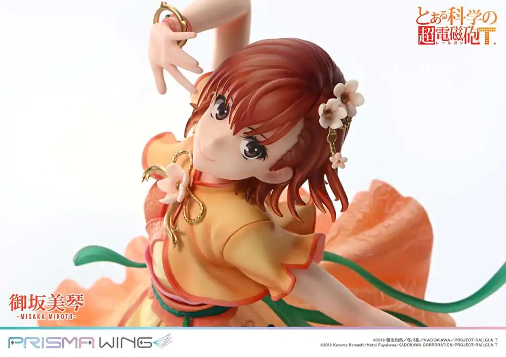 To Aru Kagaku no Railgun Prisma Wing PVC Kip 1/7 Misaka Mikoto 22 cm fotografija izdelka