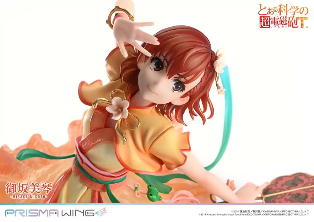 To Aru Kagaku no Railgun Prisma Wing PVC Kip 1/7 Misaka Mikoto 22 cm fotografija izdelka