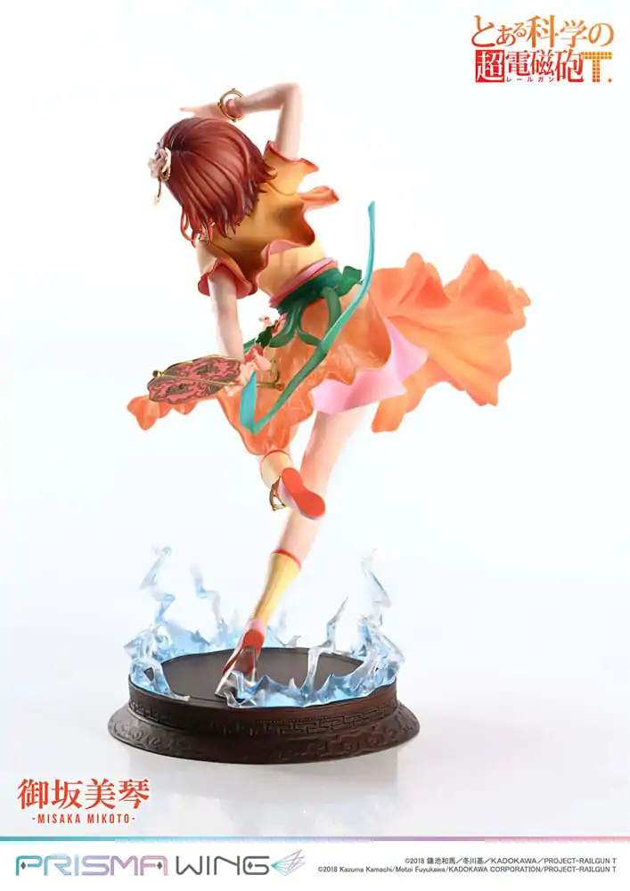 To Aru Kagaku no Railgun Prisma Wing PVC Kip 1/7 Misaka Mikoto 22 cm fotografija izdelka