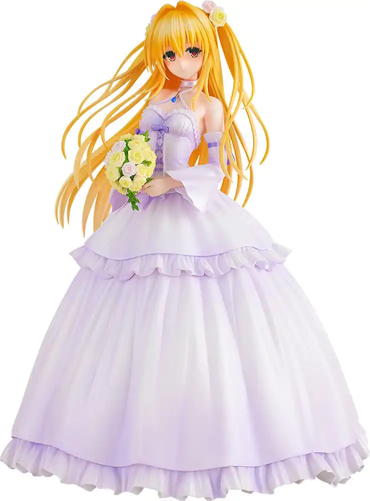 To Love-Ru Darkness PVC Kip 1/7 Golden Darkness Wedding Dress Ver. 23 cm fotografija izdelka