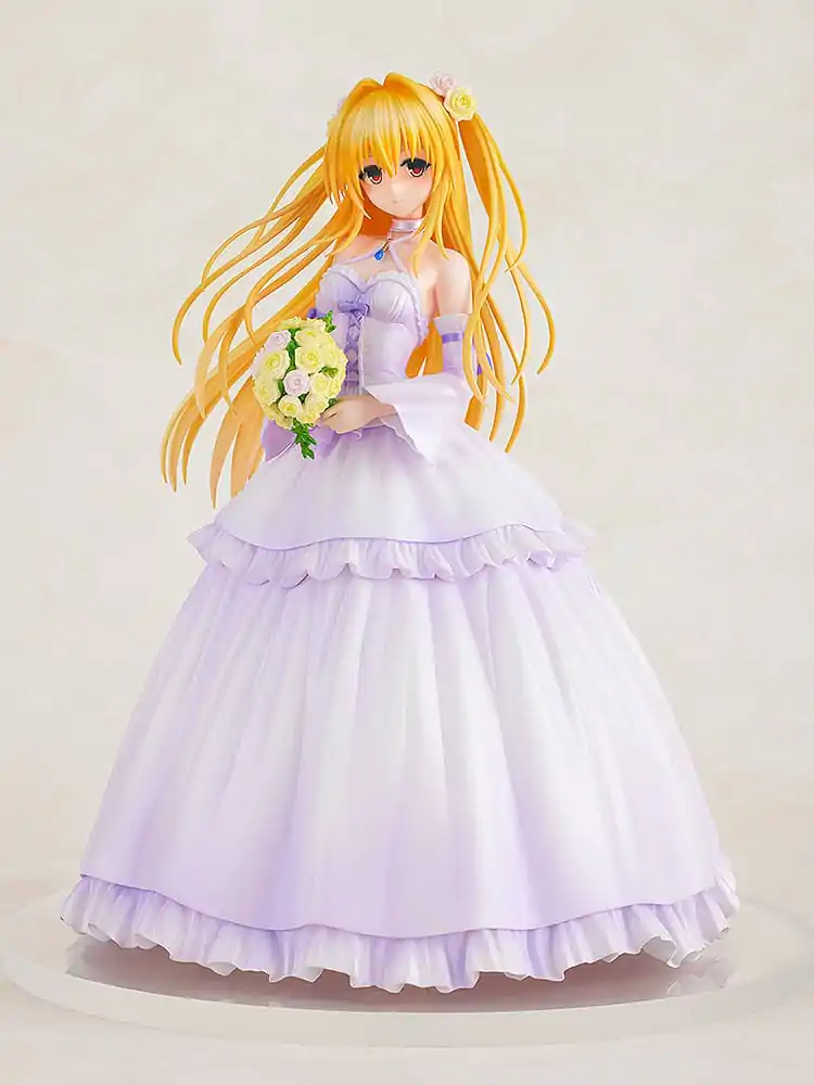 To Love-Ru Darkness PVC Kip 1/7 Golden Darkness Wedding Dress Ver. 23 cm fotografija izdelka