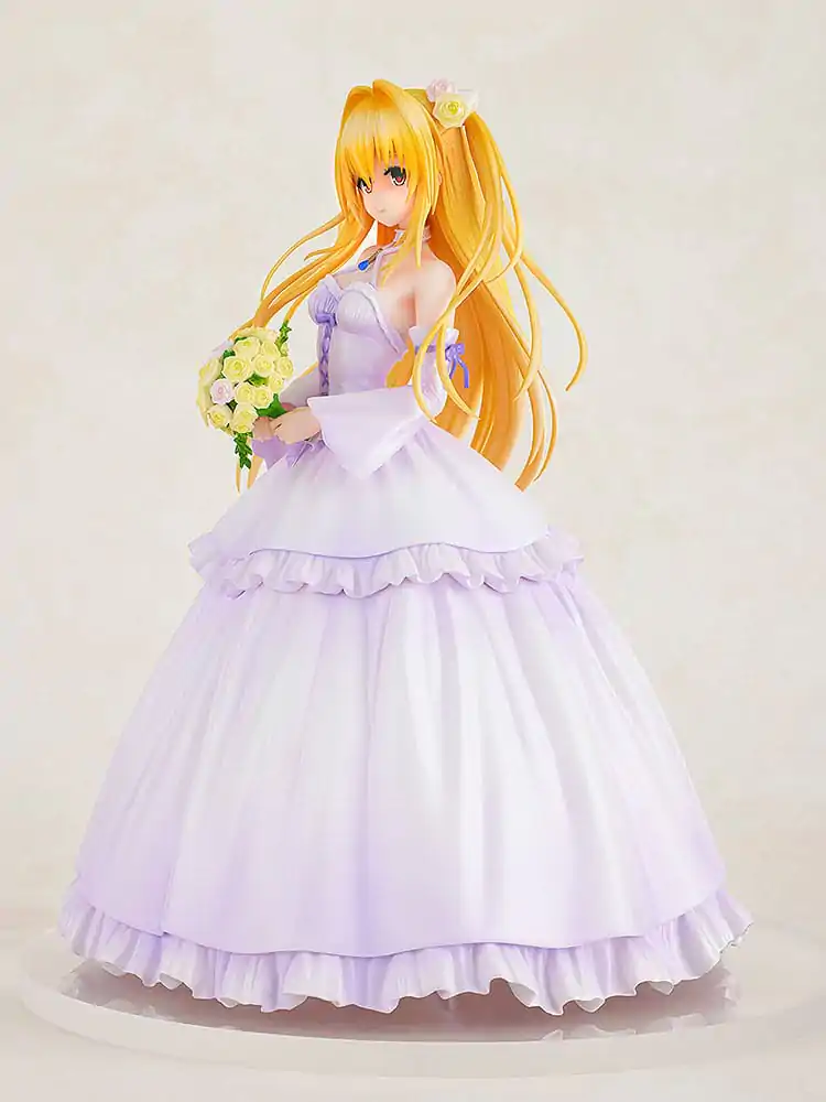 To Love-Ru Darkness PVC Kip 1/7 Golden Darkness Wedding Dress Ver. 23 cm fotografija izdelka