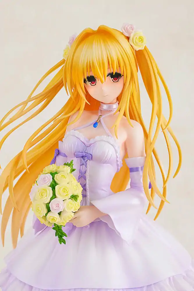 To Love-Ru Darkness PVC Kip 1/7 Golden Darkness Wedding Dress Ver. 23 cm fotografija izdelka