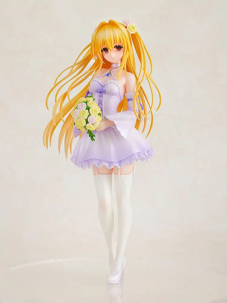 To Love-Ru Darkness PVC Kip 1/7 Golden Darkness Wedding Dress Ver. 23 cm fotografija izdelka