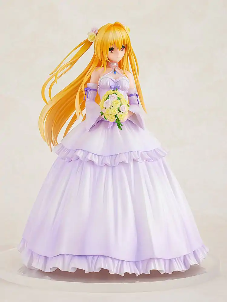 To Love-Ru Darkness PVC Kip 1/7 Golden Darkness Wedding Dress Ver. 23 cm fotografija izdelka