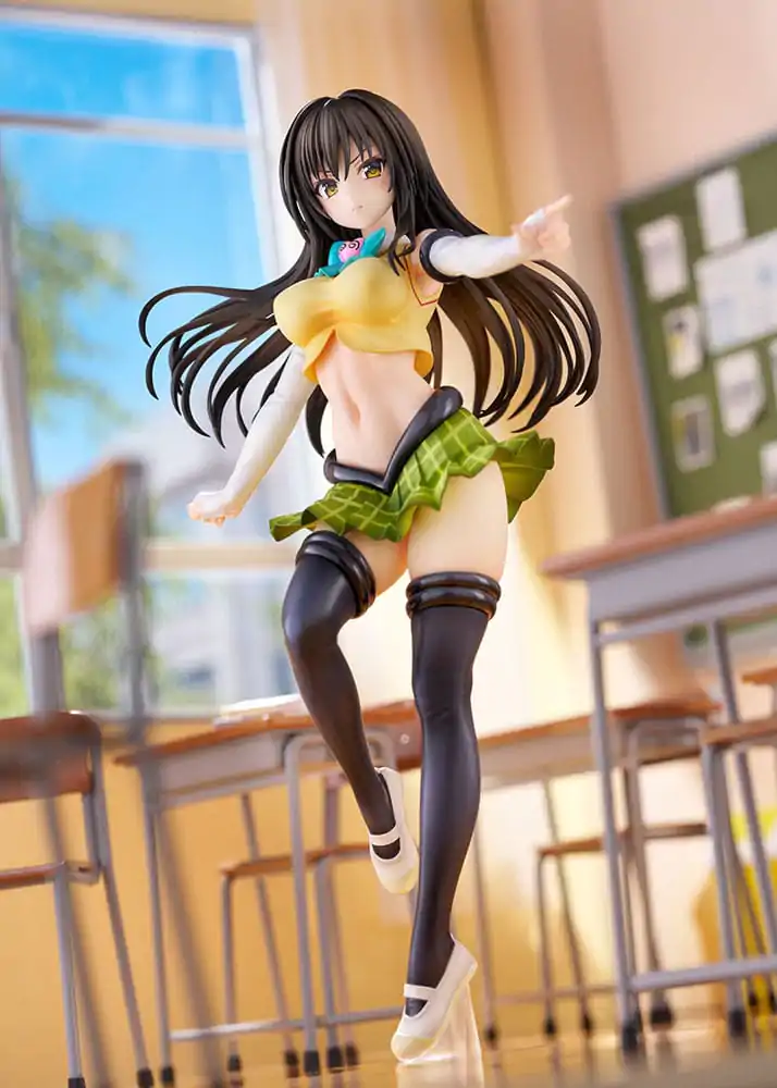 To Love-Ru Darkness PVC kip 1/7 Yui Kotegawa Arranged Uniform Ver. 24 cm fotografija izdelka