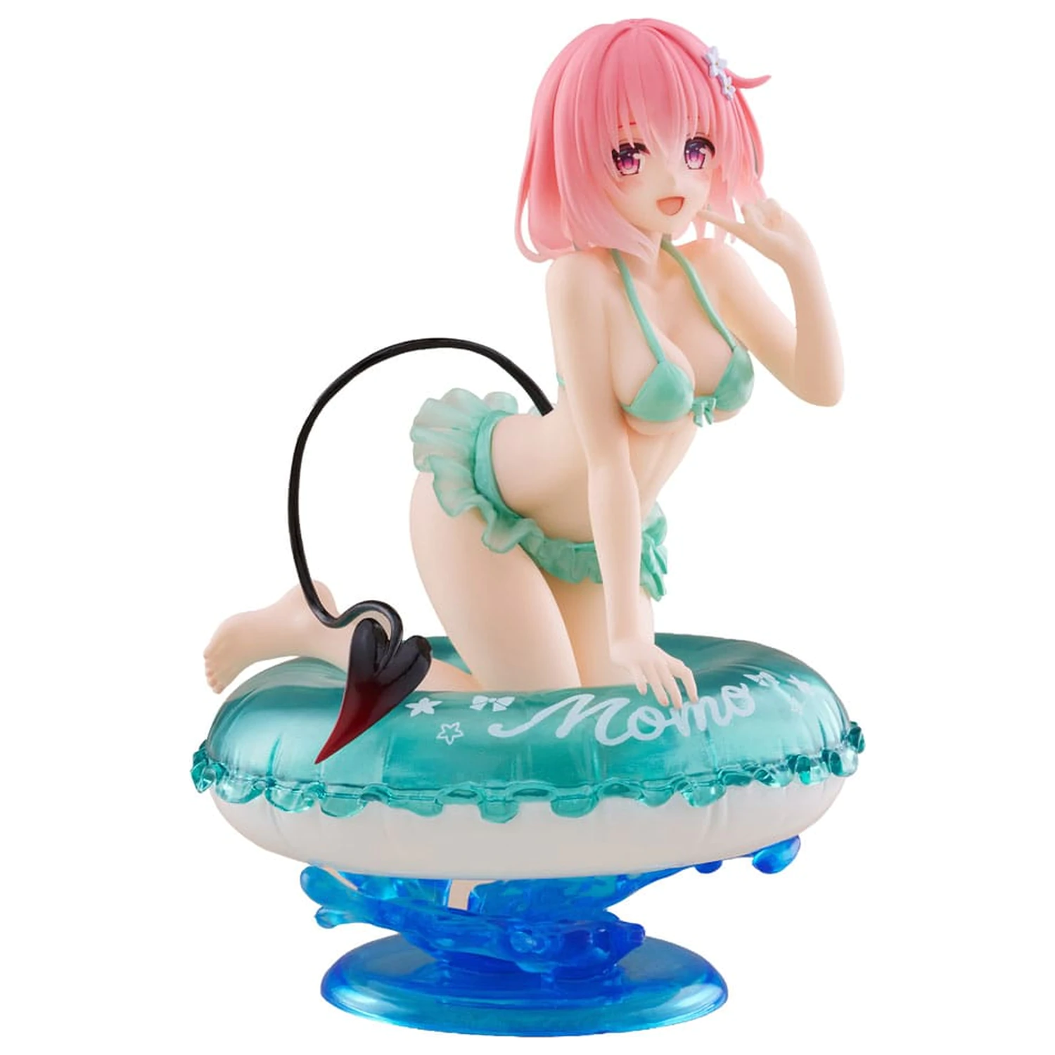 To Love-Ru Darkness PVC kip Aqua Float Girls Darkness Momo 10 cm fotografija izdelka