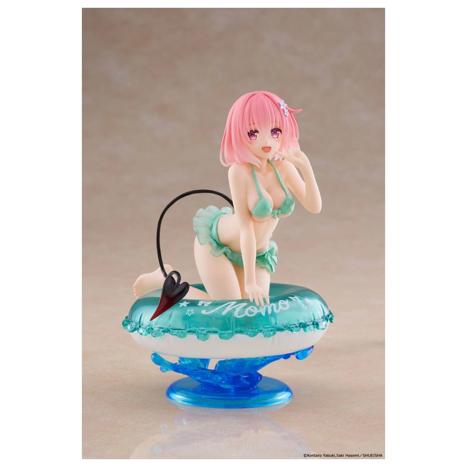 To Love-Ru Darkness PVC kip Aqua Float Girls Darkness Momo 10 cm fotografija izdelka