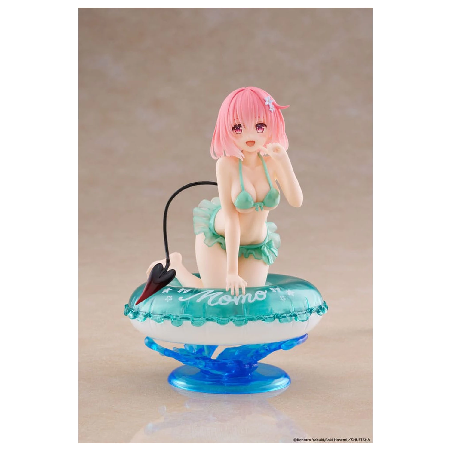 To Love-Ru Darkness PVC kip Aqua Float Girls Darkness Momo 10 cm fotografija izdelka