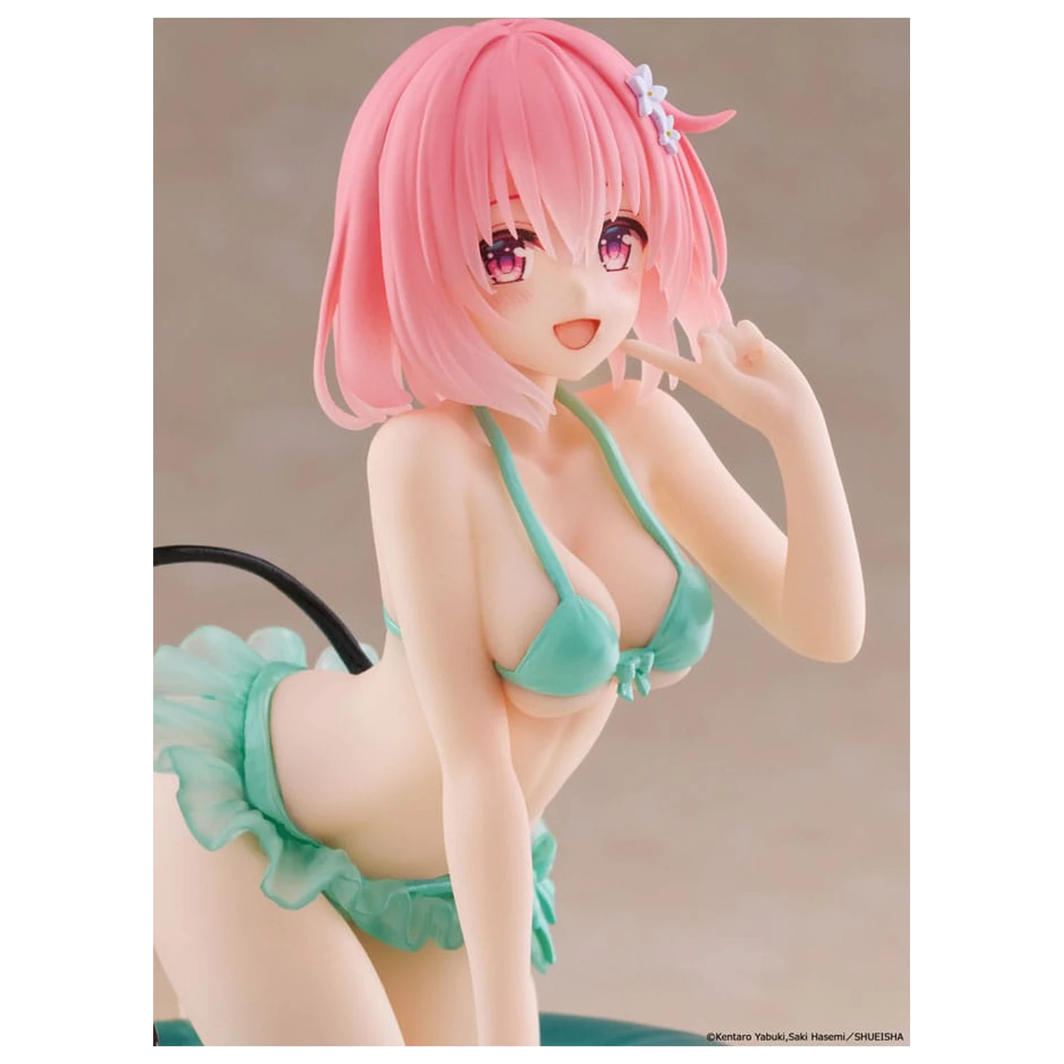 To Love-Ru Darkness PVC kip Aqua Float Girls Darkness Momo 10 cm fotografija izdelka