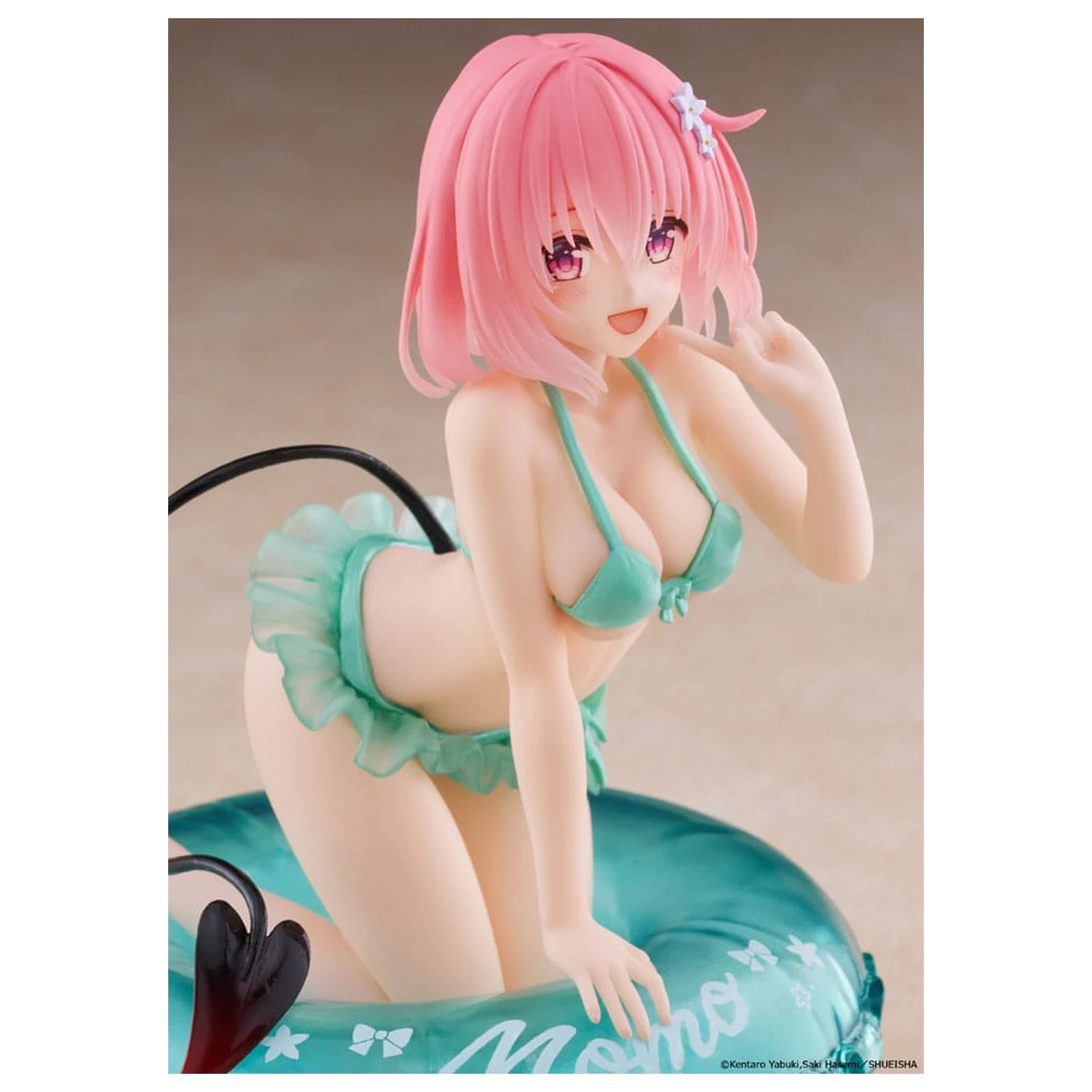 To Love-Ru Darkness PVC kip Aqua Float Girls Darkness Momo 10 cm fotografija izdelka
