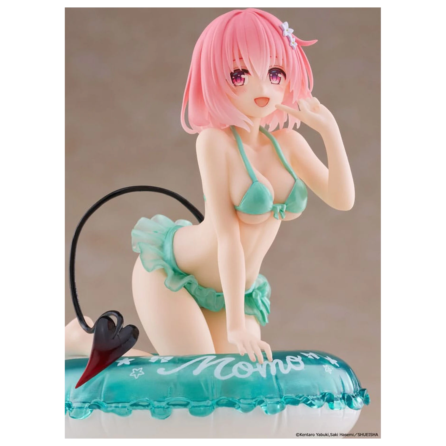 To Love-Ru Darkness PVC kip Aqua Float Girls Darkness Momo 10 cm fotografija izdelka