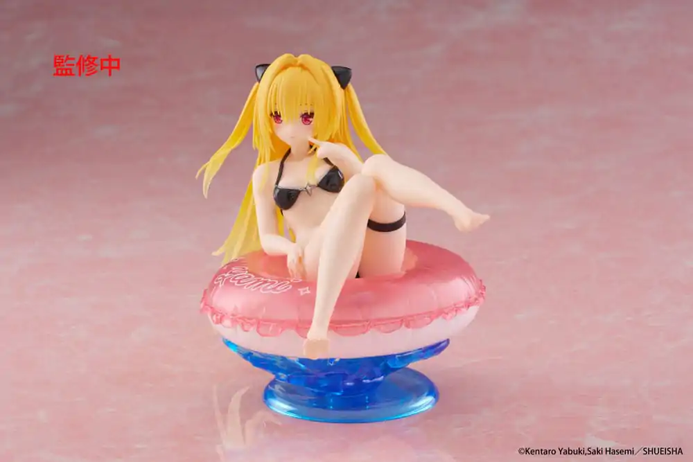 To Love-Ru Darkness Aqua Float Girls PVC Kip Golden Darkness 10 cm fotografija izdelka