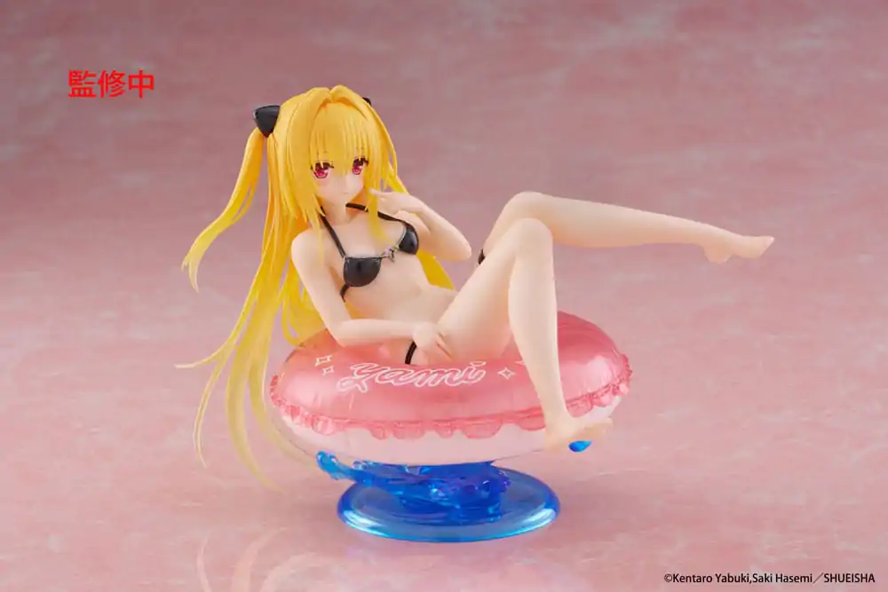To Love-Ru Darkness Aqua Float Girls PVC Kip Golden Darkness 10 cm fotografija izdelka