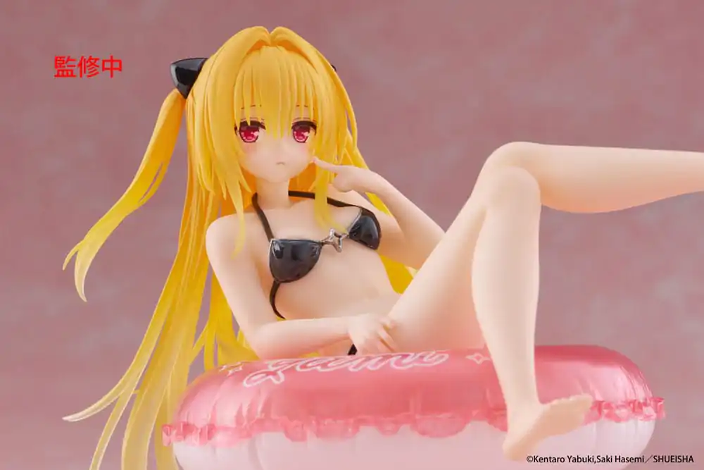 To Love-Ru Darkness Aqua Float Girls PVC Kip Golden Darkness 10 cm fotografija izdelka