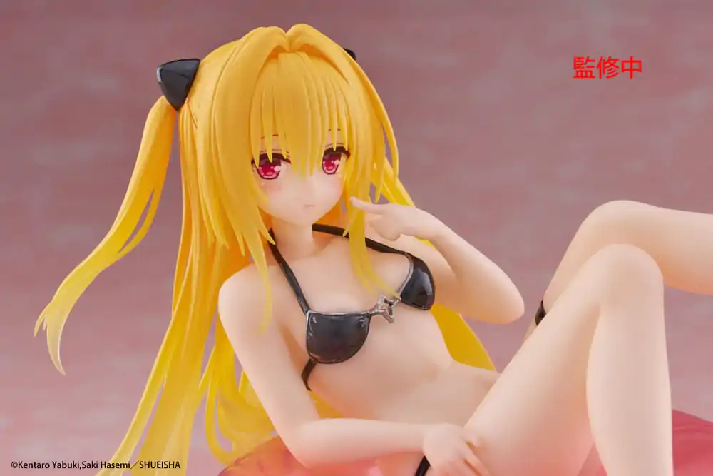 To Love-Ru Darkness Aqua Float Girls PVC Kip Golden Darkness 10 cm fotografija izdelka