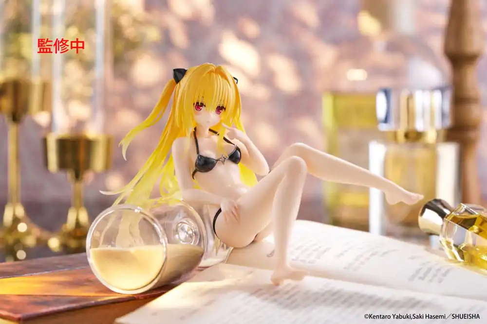 To Love-Ru Darkness Aqua Float Girls PVC Kip Golden Darkness 10 cm fotografija izdelka