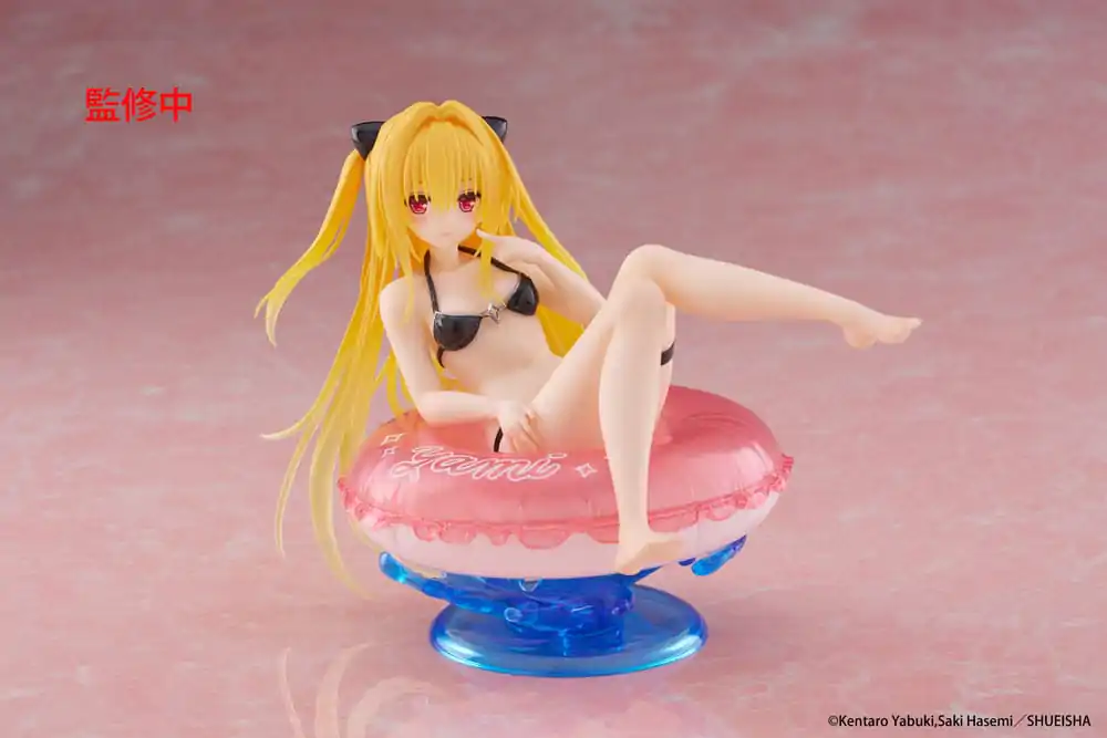 To Love-Ru Darkness Aqua Float Girls PVC Kip Golden Darkness 10 cm fotografija izdelka