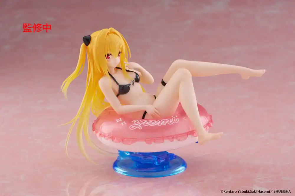 To Love-Ru Darkness Aqua Float Girls PVC Kip Golden Darkness 10 cm fotografija izdelka
