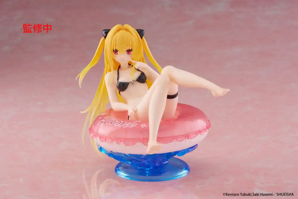 To Love-Ru Darkness Aqua Float Girls PVC Kip Golden Darkness 10 cm fotografija izdelka