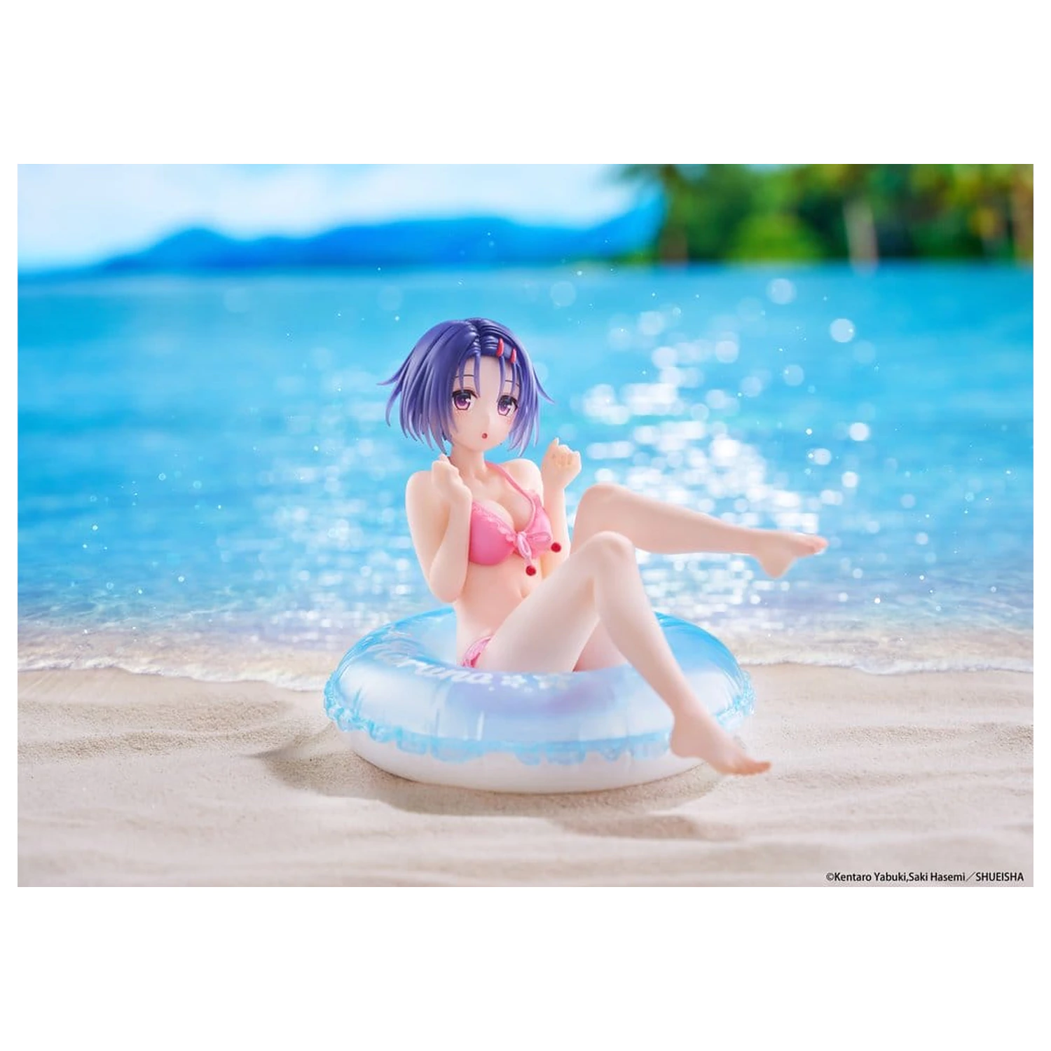 To Love-Ru Darkness Aqua Float Girls PVC figura Haruna Sairenji 10 cm fotografija izdelka