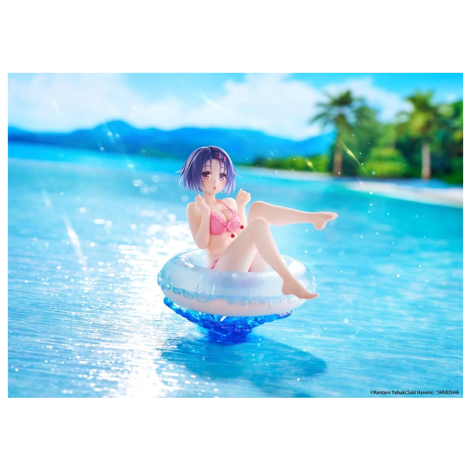 To Love-Ru Darkness Aqua Float Girls PVC figura Haruna Sairenji 10 cm fotografija izdelka