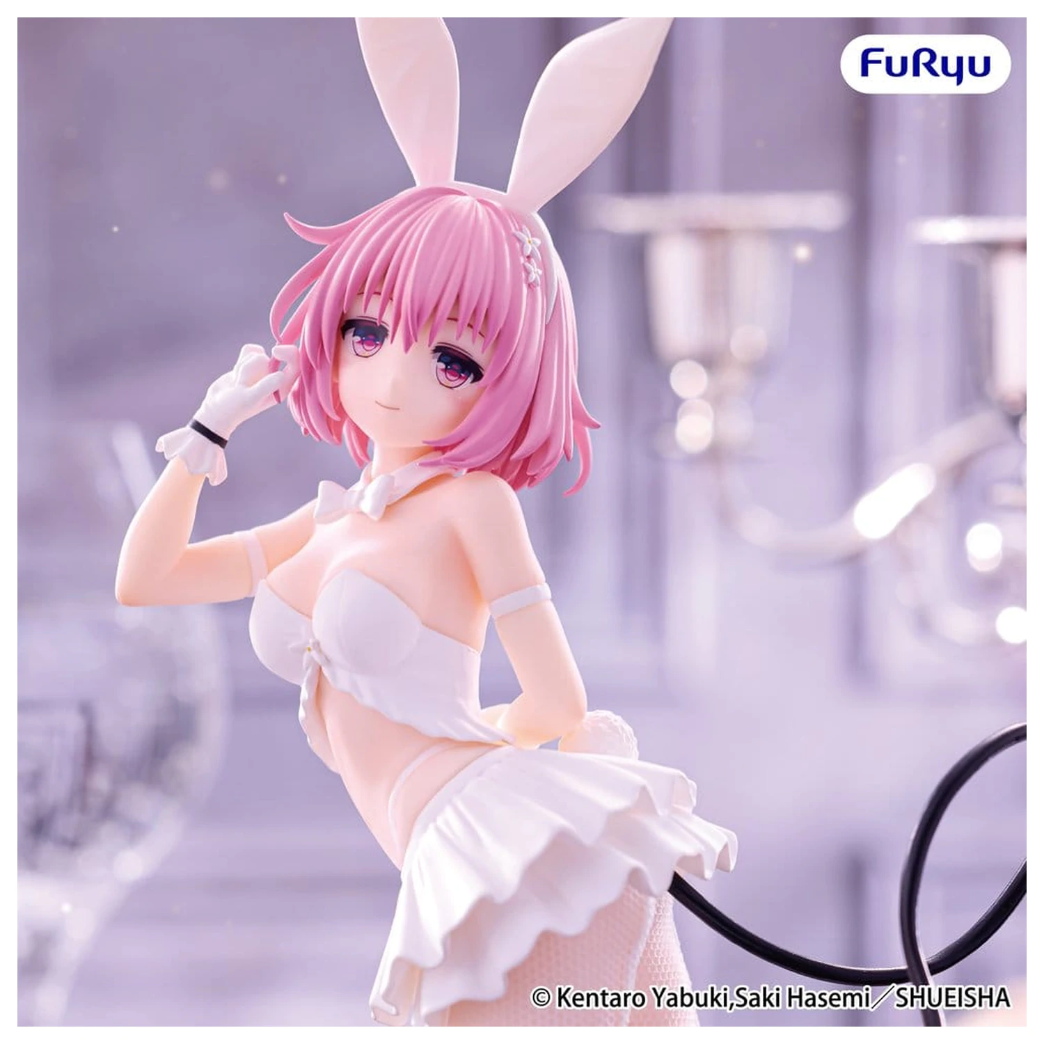 To Love-Ru Darkness BiCute Bunnies PVC kip Momo Belia Deviluke White Color Ver. 27 cm fotografija izdelka