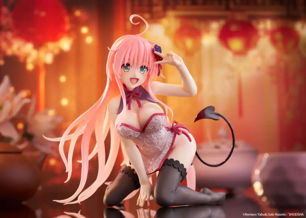 To Love-Ru Darkness PVC Kip Namizna Ljubka Figura Lala Chinese Dress Ver. 13 cm fotografija izdelka