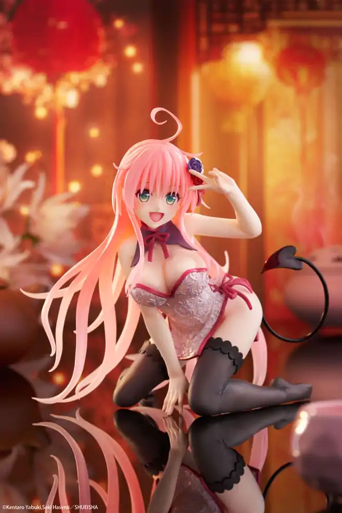 To Love-Ru Darkness PVC Kip Namizna Ljubka Figura Lala Chinese Dress Ver. 13 cm fotografija izdelka