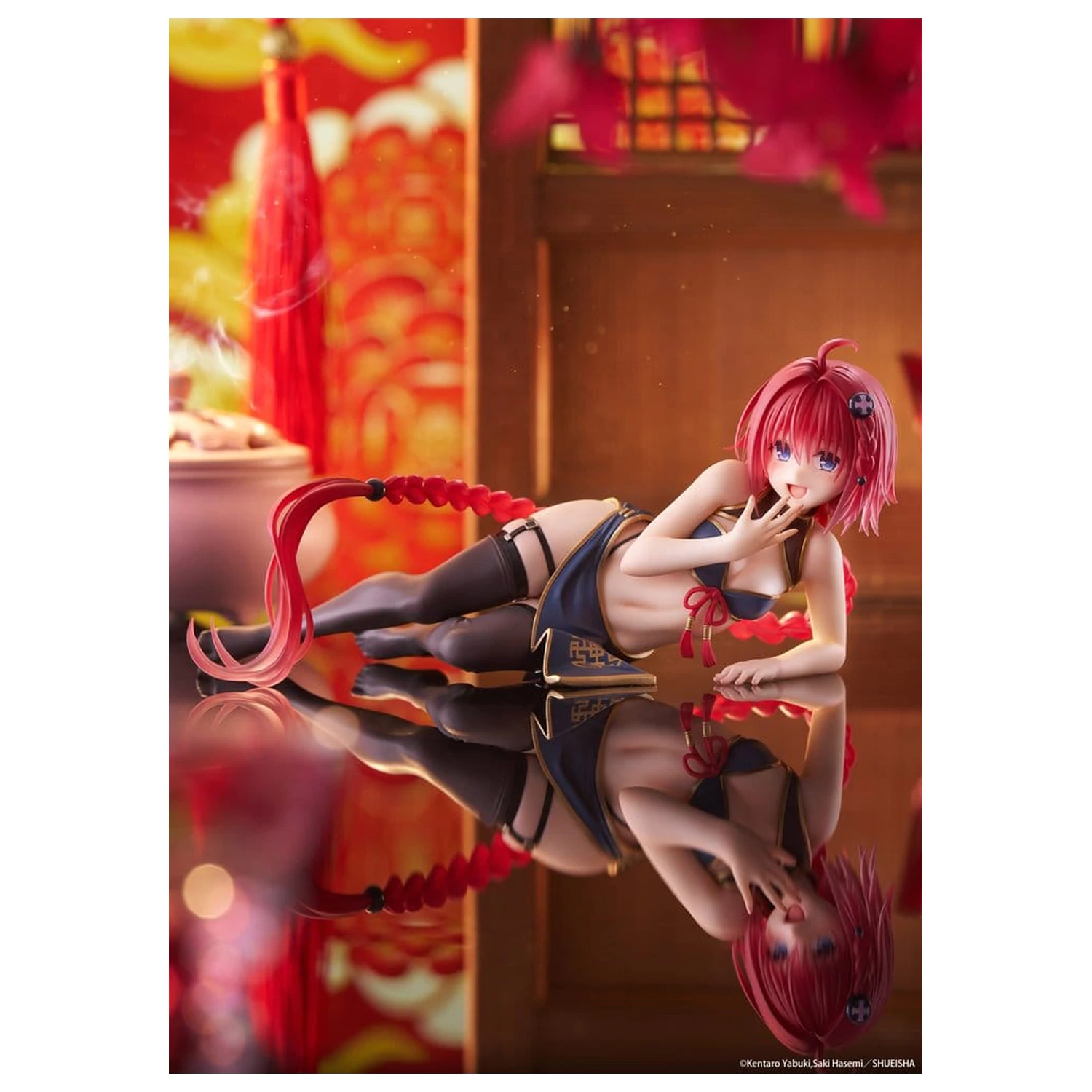 To Love-Ru Darkness namizna ljubka PVC figura Mea Kurosaki (kitajska obleka ver.) 13 cm fotografija izdelka