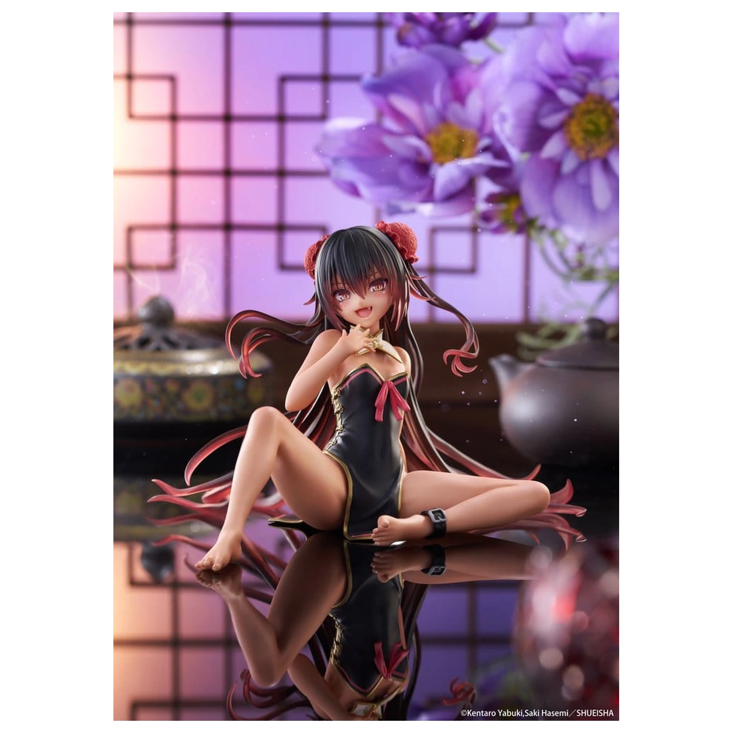 To Love-Ru Darkness namizna srčkana PVC figura Nemesis (Chinese Dress Ver.) 13 cm fotografija izdelka
