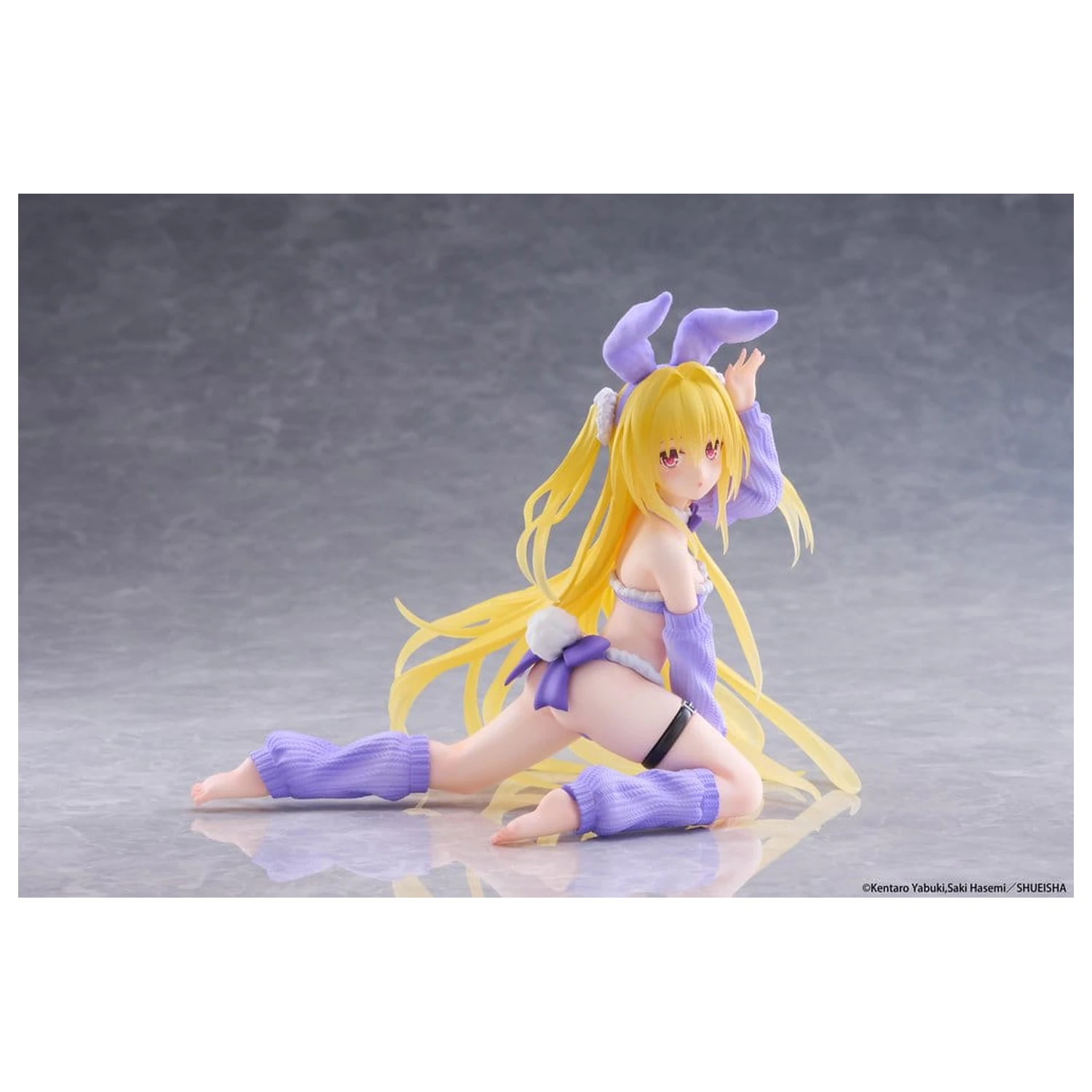 To Love-Ru Darkness MOFLOCK PVC figura Golden Darkness (Fluffy Bunny Ver.) 13 cm fotografija izdelka