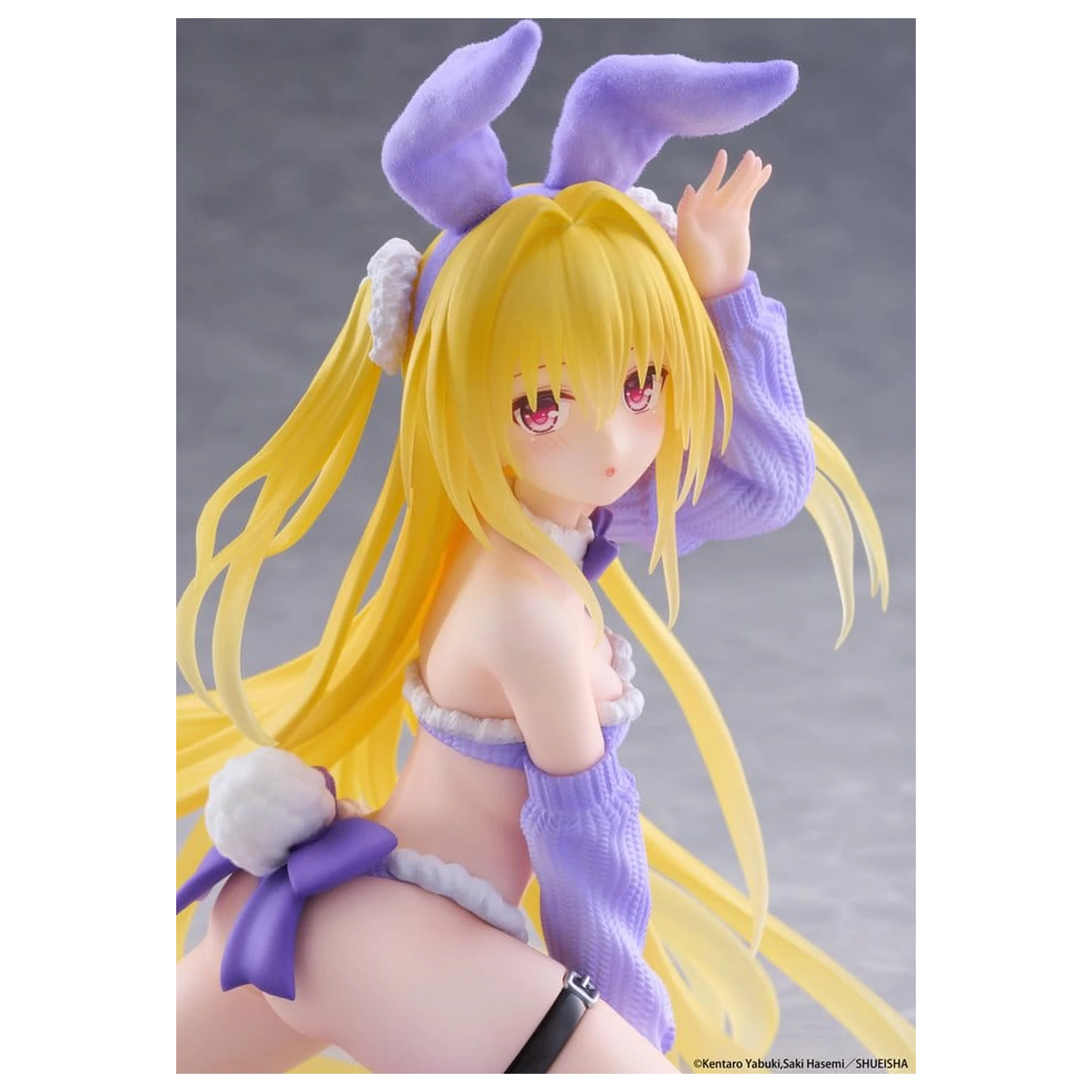 To Love-Ru Darkness MOFLOCK PVC figura Golden Darkness (Fluffy Bunny Ver.) 13 cm fotografija izdelka