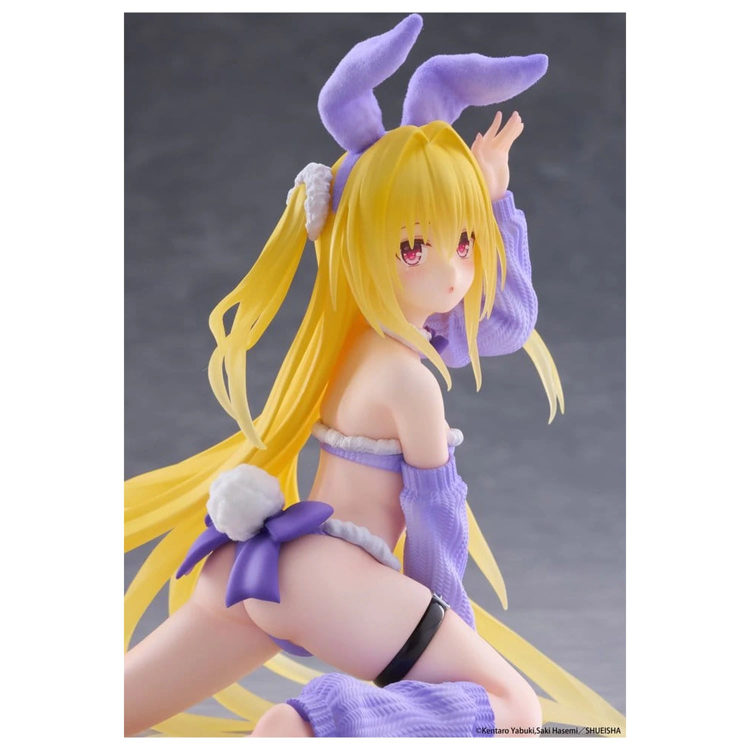 To Love-Ru Darkness MOFLOCK PVC figura Golden Darkness (Fluffy Bunny Ver.) 13 cm fotografija izdelka