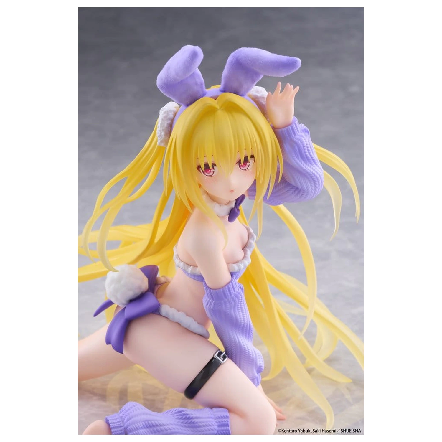 To Love-Ru Darkness MOFLOCK PVC figura Golden Darkness (Fluffy Bunny Ver.) 13 cm fotografija izdelka