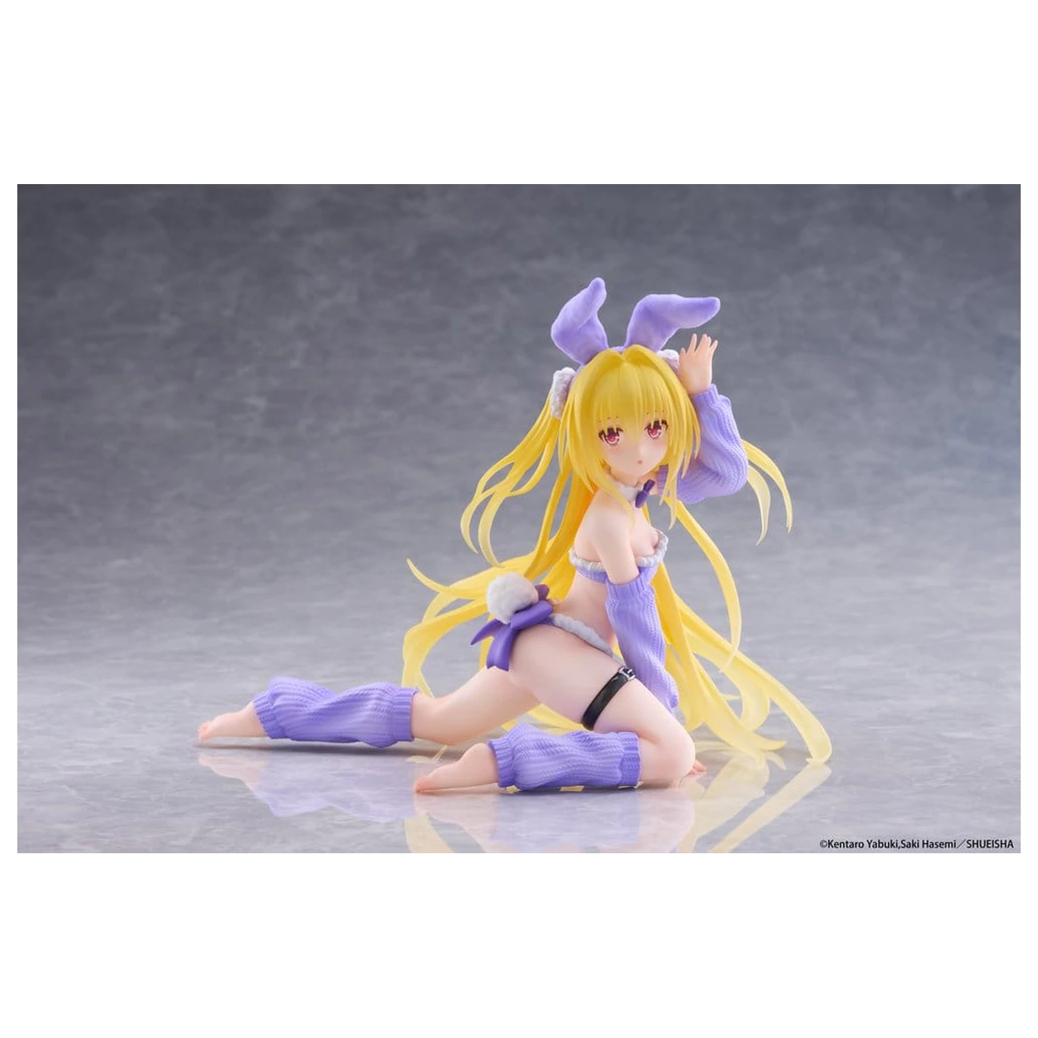 To Love-Ru Darkness MOFLOCK PVC figura Golden Darkness (Fluffy Bunny Ver.) 13 cm fotografija izdelka