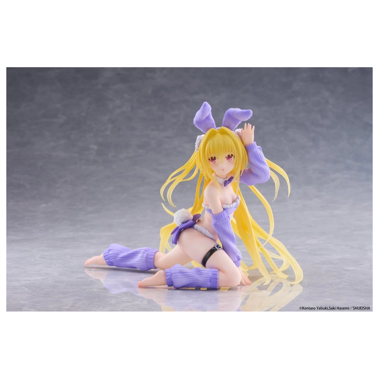 To Love-Ru Darkness MOFLOCK PVC figura Golden Darkness (Fluffy Bunny Ver.) 13 cm fotografija izdelka