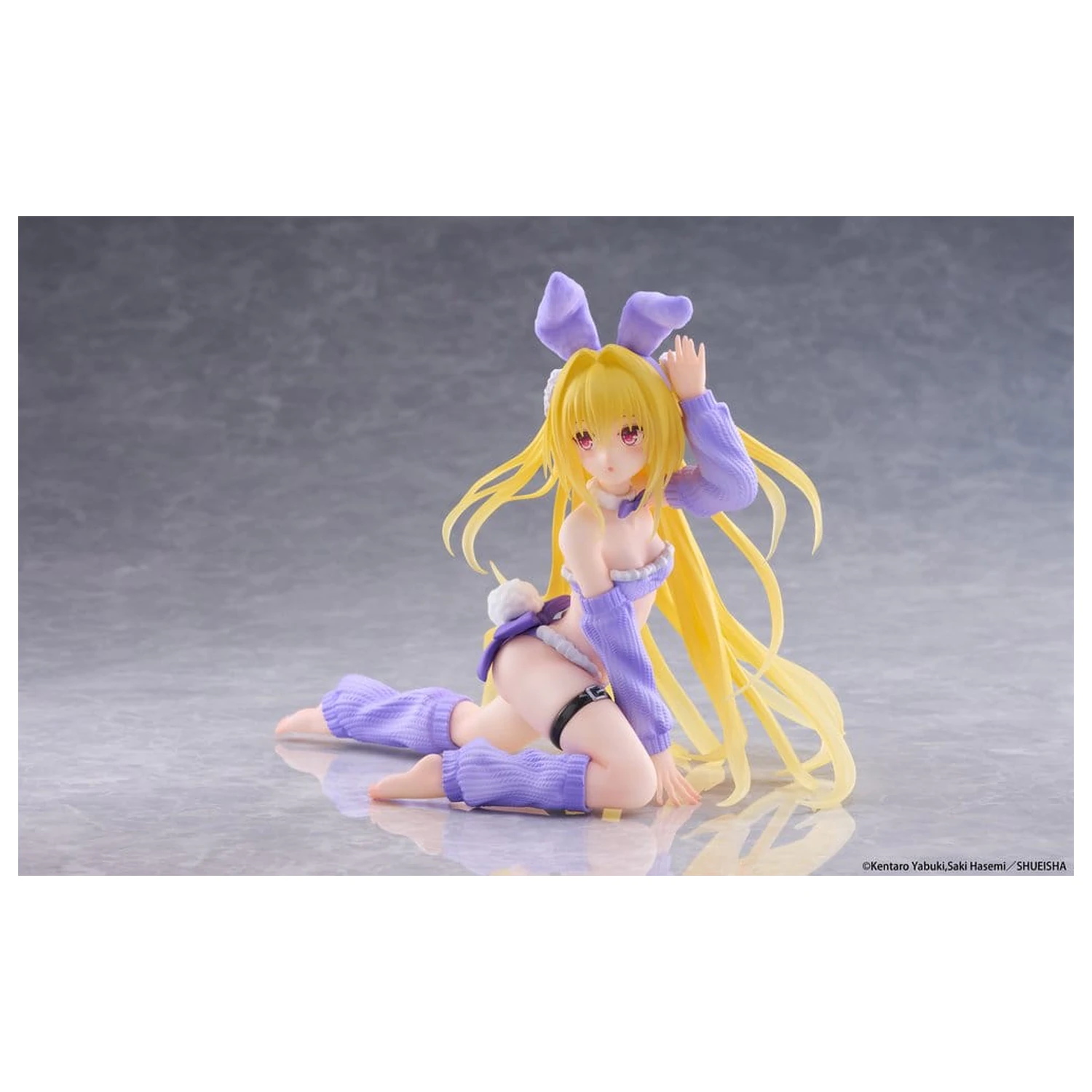 To Love-Ru Darkness MOFLOCK PVC figura Golden Darkness (Fluffy Bunny Ver.) 13 cm fotografija izdelka