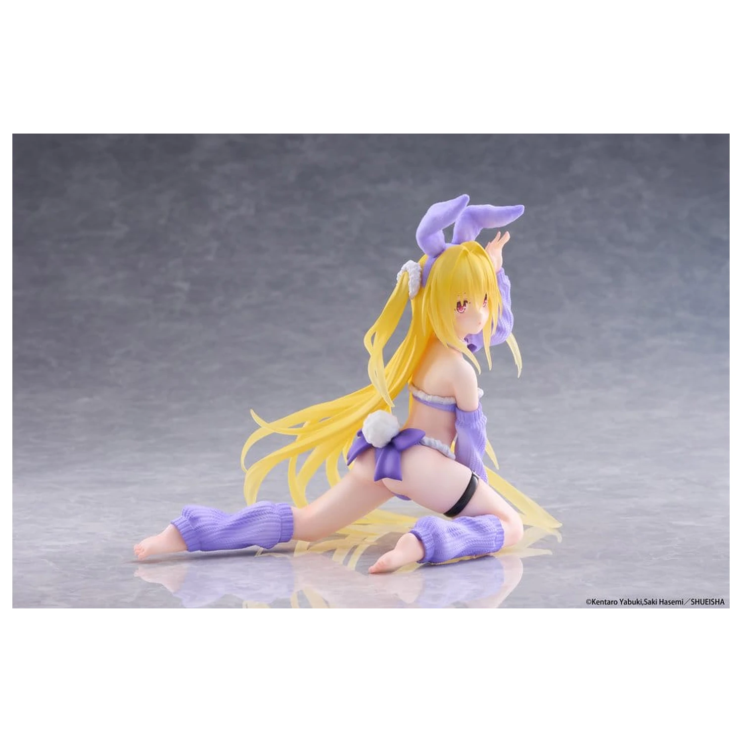 To Love-Ru Darkness MOFLOCK PVC figura Golden Darkness (Fluffy Bunny Ver.) 13 cm fotografija izdelka